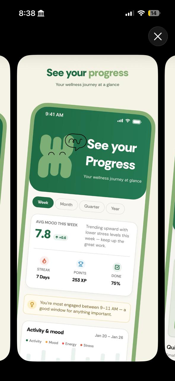MUSTA — See your progress
