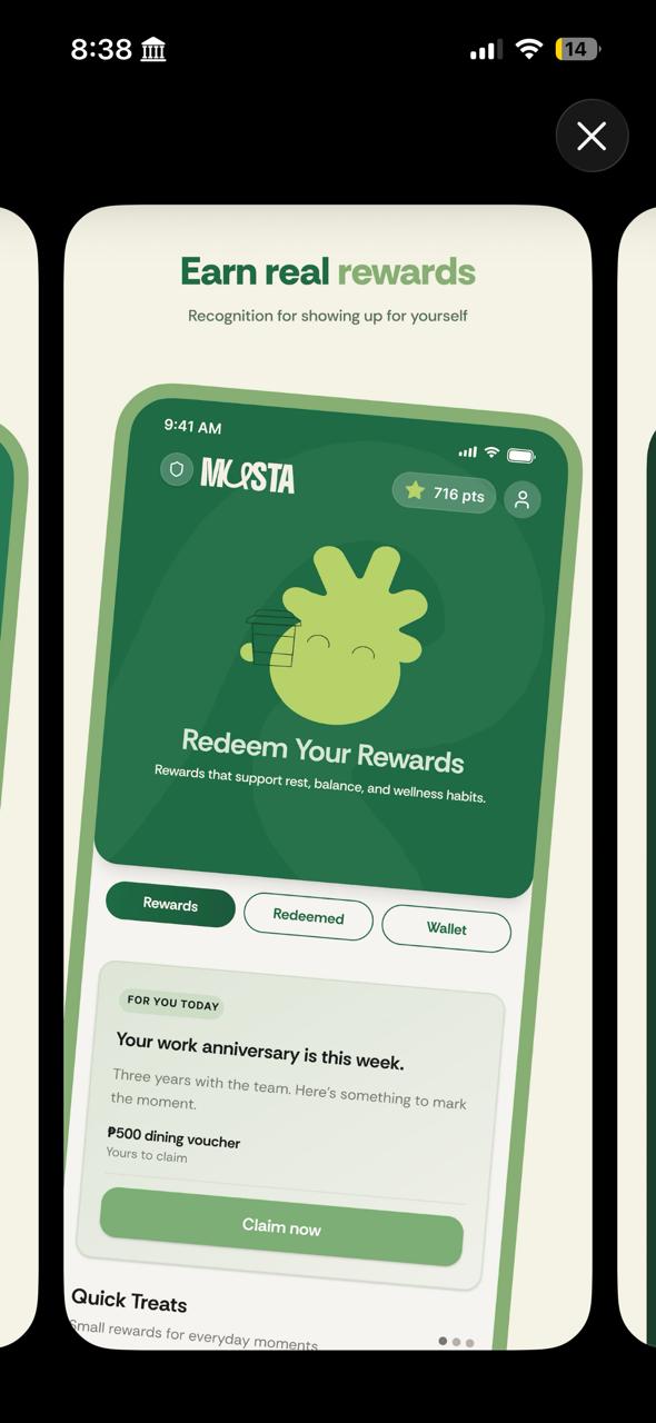 MUSTA — Earn real rewards